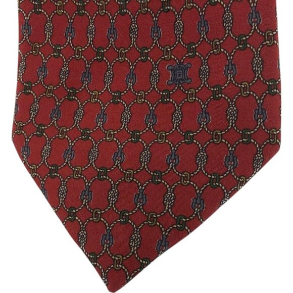 233128BR (S1) Celine Tie Rope Pattern Multicolor Silk - Picture 2 of 8